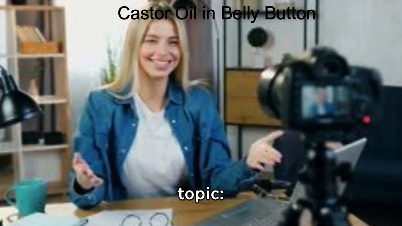 Castor oil in belly button