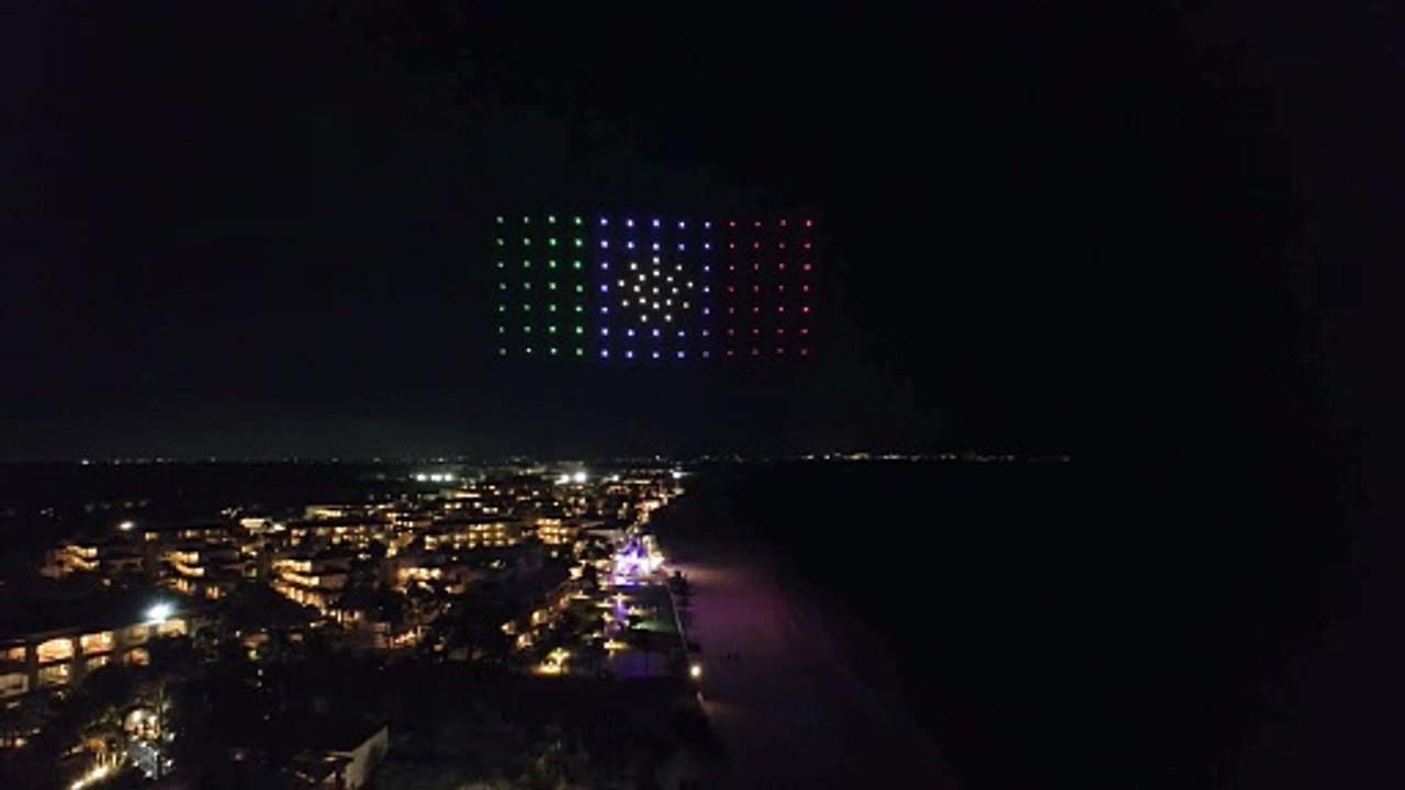 Bandera México 100