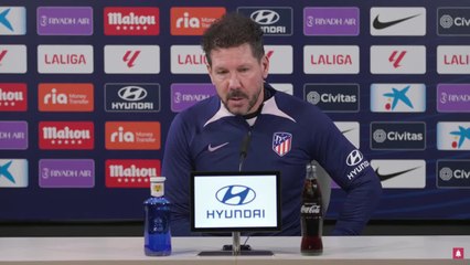 Rueda de prensa de Simeone previa al enfrentamiento frente al Girona