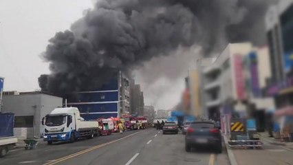 충남 보령 대천해수욕장 인근 창고에 화재 / YTN