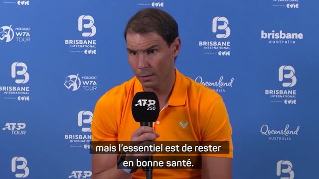 Brisbane - Nadal : Je me sens bien physiquement