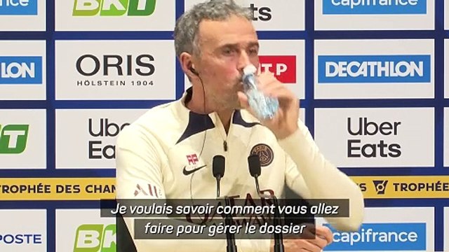Luis Enrique botte en touche sur l'avenir de Mbappé
