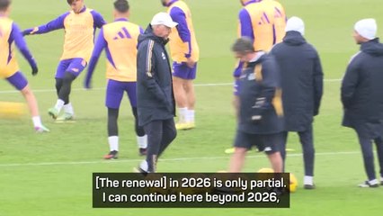 Descargar video: Ancelotti hoping to be Real Madrid coach in 2028