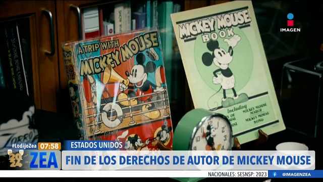 Mickey Mouse ya es de dominio público