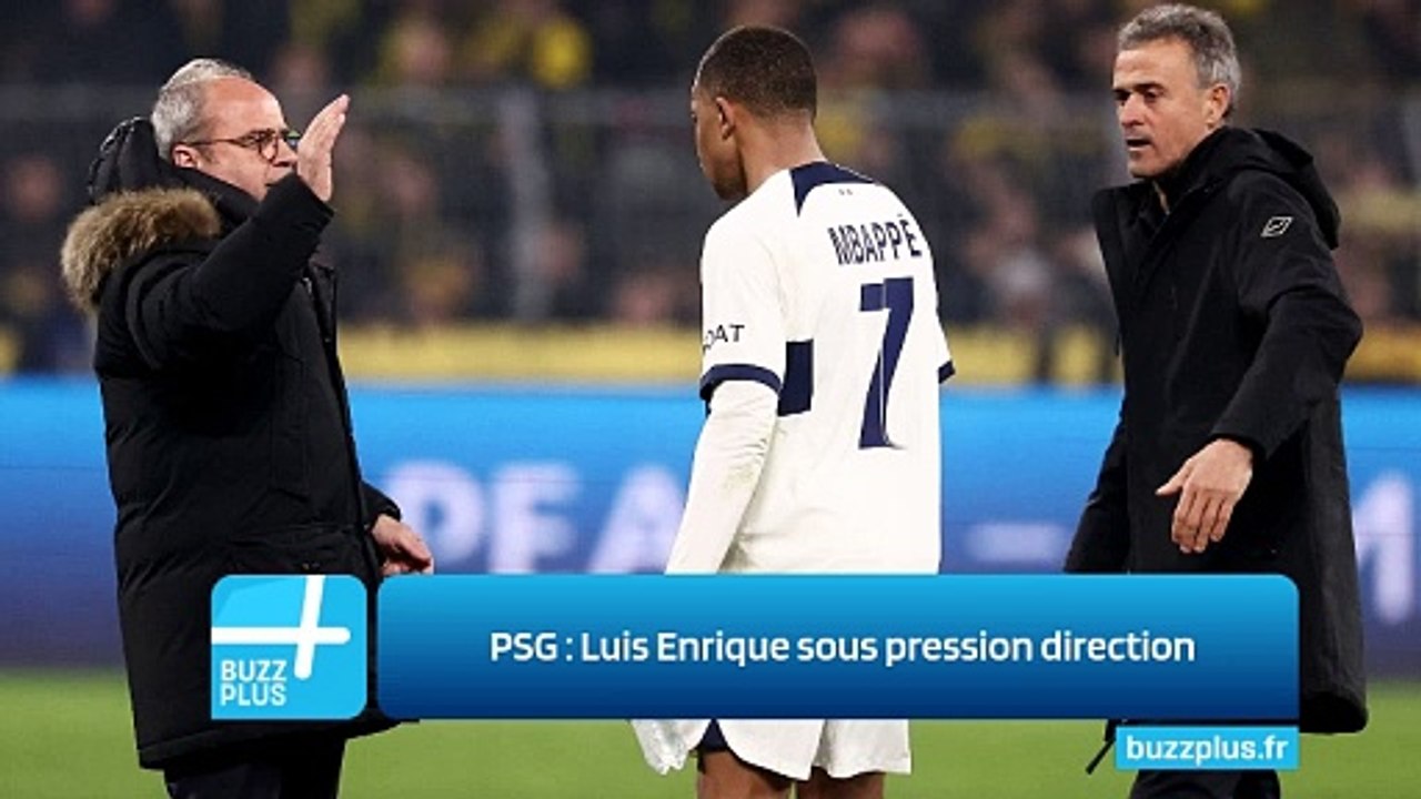 PSG : Luis Enrique sous pression direction