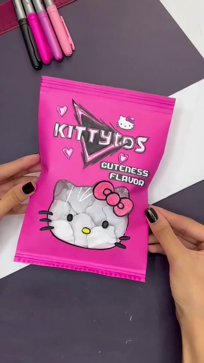 DIY Kitty Chips Bag Idea