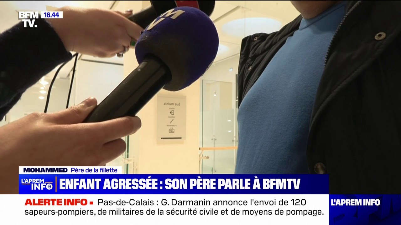 "Je l'ai foutu par terre (...) Je n'ai pas voulu faire la justice moi-même":  Le père d'une petite fille de 7 ans agressée sexuellement au Trocadéro témoigne sur BFMTV