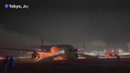 Cinq morts dans une collision entre avions à l'aéroport de Tokyo-Haneda