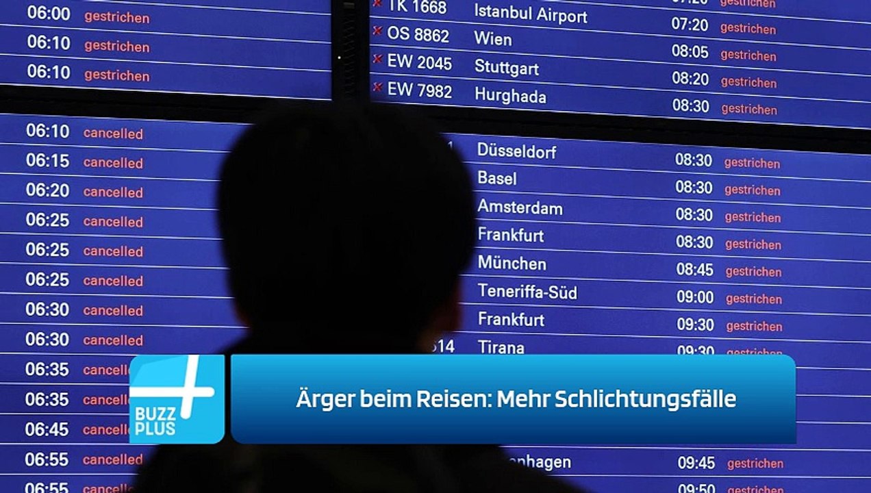 Ärger beim Reisen: Mehr Schlichtungsfälle