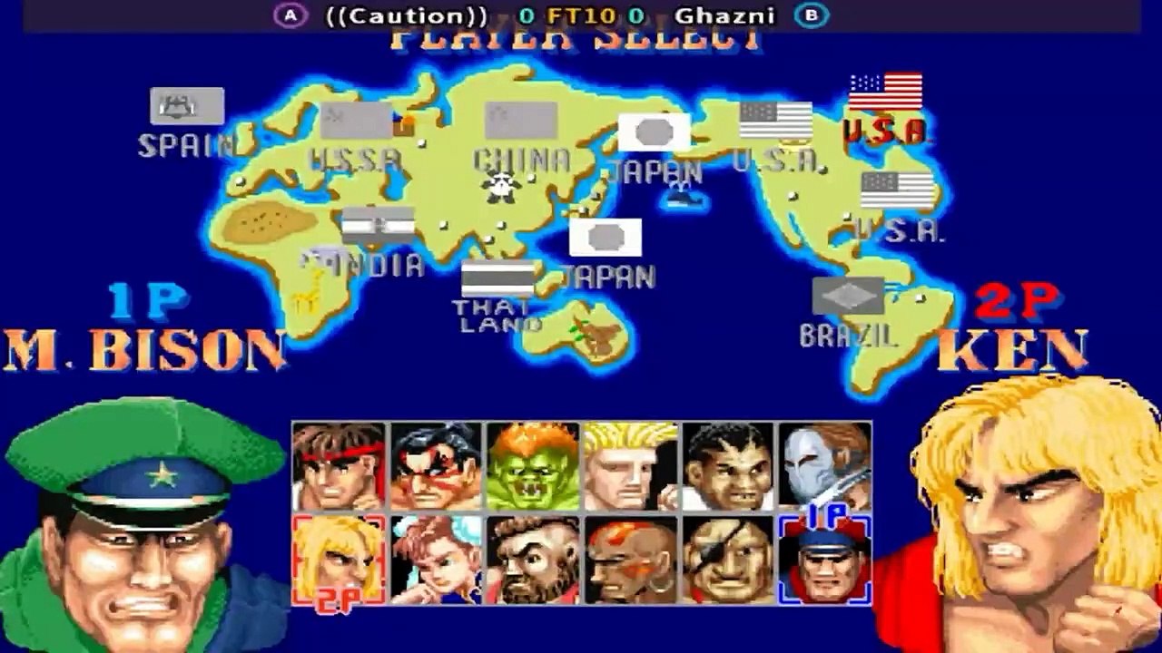 ((Caution)) vs Ghazni - Street Fighter II'_ Champion Edition - FT10