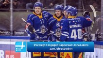 EVZ siegt 4:0 gegen Rapperswil-Jona Lakers zum Jahresbeginn