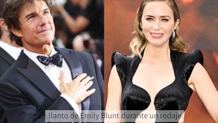 El desplante con el que Tom Cruise cortó el llanto de Emily Blunt durante un rodaje