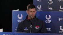 United Cup - Djokovic provoque un fou rire en parlant chinois en pleine conférence de presse