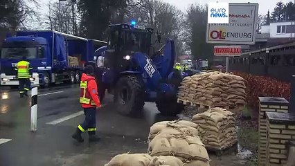 Germany and France remain on high flood alert