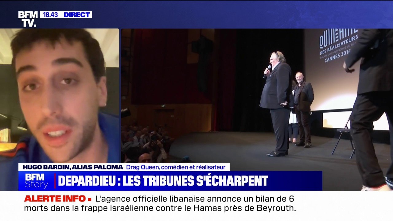 "J'ai trop longtemps été témoin d'abus de la part d'acteurs pour ne pas la signer": Hugo Bardin, alias Paloma, drag queen, comédien et réalisateur, réagit à la tribune parue dans Libération dénonçant l'impunité de Gérard Depardieu