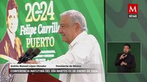 AMLO reprocha que en sexenios pasados a los presidentes se les excusaba de todo