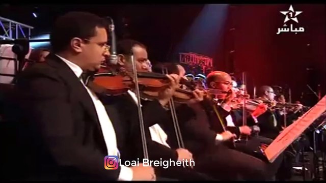 كاظم الساهر _ أراضي خدودها - احساس ولا أروع _ مهرجان موازين 2011