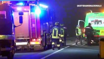Incidente in Friuli, tre morti scontro ambulanza, tir, suv