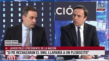 Que alguien le explique a Adorni la diferencia entre DNU y DNI