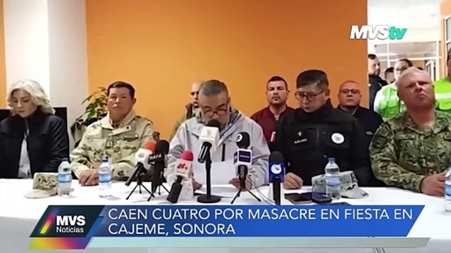 CAEN CUATRO POR MASACRE EN FIESTA EN CAJEME, SONORA
