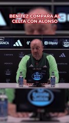 Benítez se compara con Alonso: "Ahora tiene un mejor coche..."