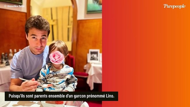 PHOTO Anouchka Delon en famille avec son mari Julien et leur fils Lino, trio complice et festif pour célébrer 2024