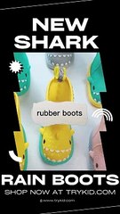 Shark Shoes Kids Rain Boots!