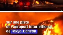 Japon _ Une collision entre deux avions à l'aéroport de Tokyo