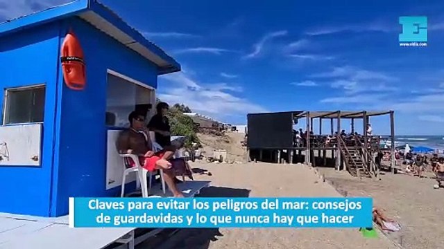 Claves para evitar los peligros del mar: consejos de guardavidas y lo que nunca hay que hacer