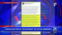 Pedro Castillo vuelve a victimizarse y asegura ser un 