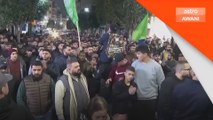 Kekejaman Zionis: Rakyat Palestin turun ke jalanan selepas kematian Arouri