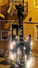 resgate, gato, Lisboa