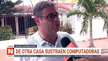 4 Ladrones robaron en dos casas