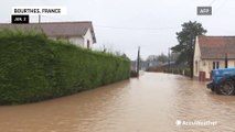 Northern France soaked by severe flooding