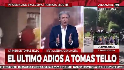 Nuevos videos por el crimen de Tomás