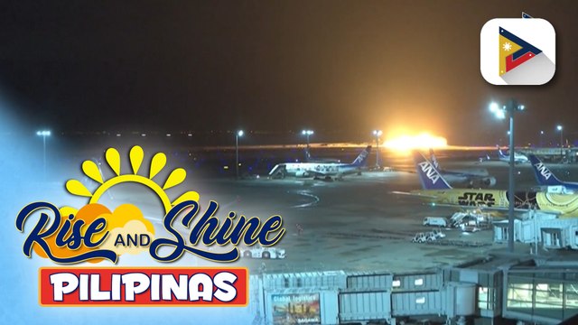 Japan Coast Guard aircraft, bumangga sa isang passenger plane sa Haneda Airport; 5 patay