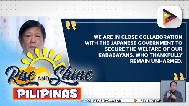 PBBM, nagpaabot ng pakikiramay sa mga biktima ng lindol sa Japan
