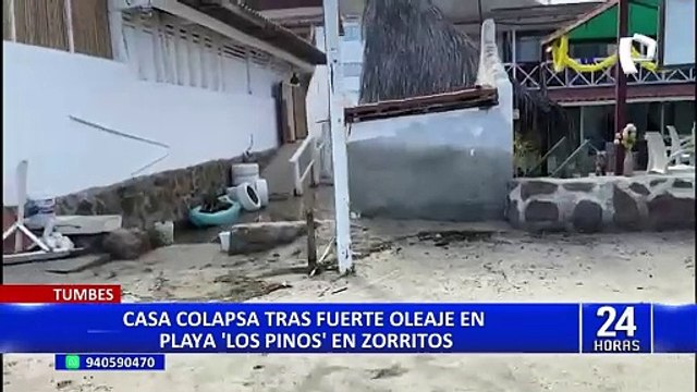 Tumbes: Disponen cierre de playas por presencia de oleajes anómalos