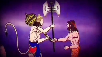 Lord Parshuram vs Lord Hanuman_Bajrang bali_2d animati