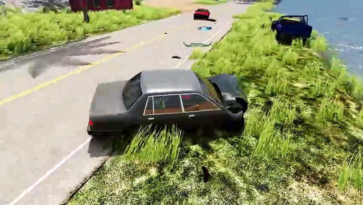 BeamNG Cars vs. very Big bumps
