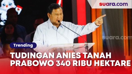 Soal Tudingan Anies Tanah Prabowo 340 Ribu Hektare, Pernah Diungkap Jokowi dan JK