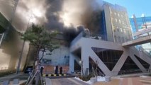 서울 성수동 자동차 공업소 화재...30명 대피 / YTN