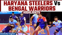 PKL Season 10| Haryana Steelers Beat Bengal Warriors by 41-35| Oneindia News