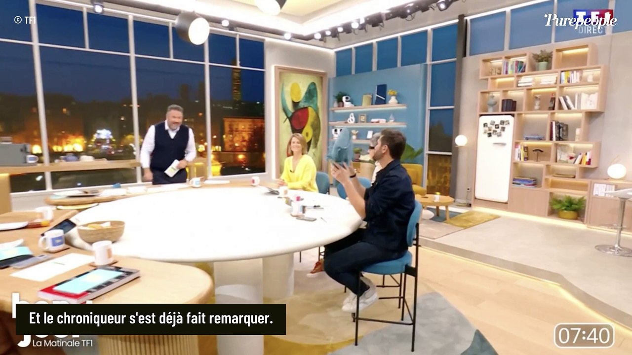 Christophe Beaugrand trop dissipé dans Bonjour ! : le chroniqueur se fait déjà recadrer par Bruce Toussaint