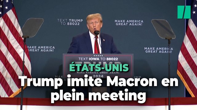 Présidentielle américaine : Trump se moque de Macron lors d'un meeting dans l’Iowa