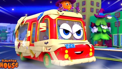 Halloween Wheels On The Bus + More Funny Halloween Rhymes For Kids