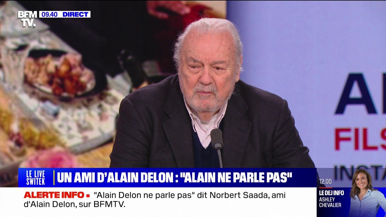 "Anthony [Delon] est droit dans ses bottes, il ne dit jamais des choses qu'il ne pense pas", selon Norbert Saada, ami d'Alain Delon