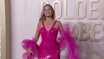 Margot Robbie dresses as iconic 70s Barbie for Golden Globes ceremony