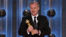 Ünlü yönetmen Christopher Nolan ilk Altın Küre ödülünü alırken Heath Ledger’ı andı