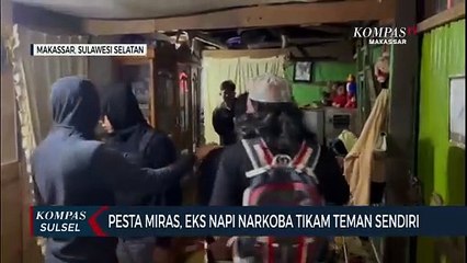 Pesta Miras, Eks Napi Narkoba Tikam Teman Sendiri